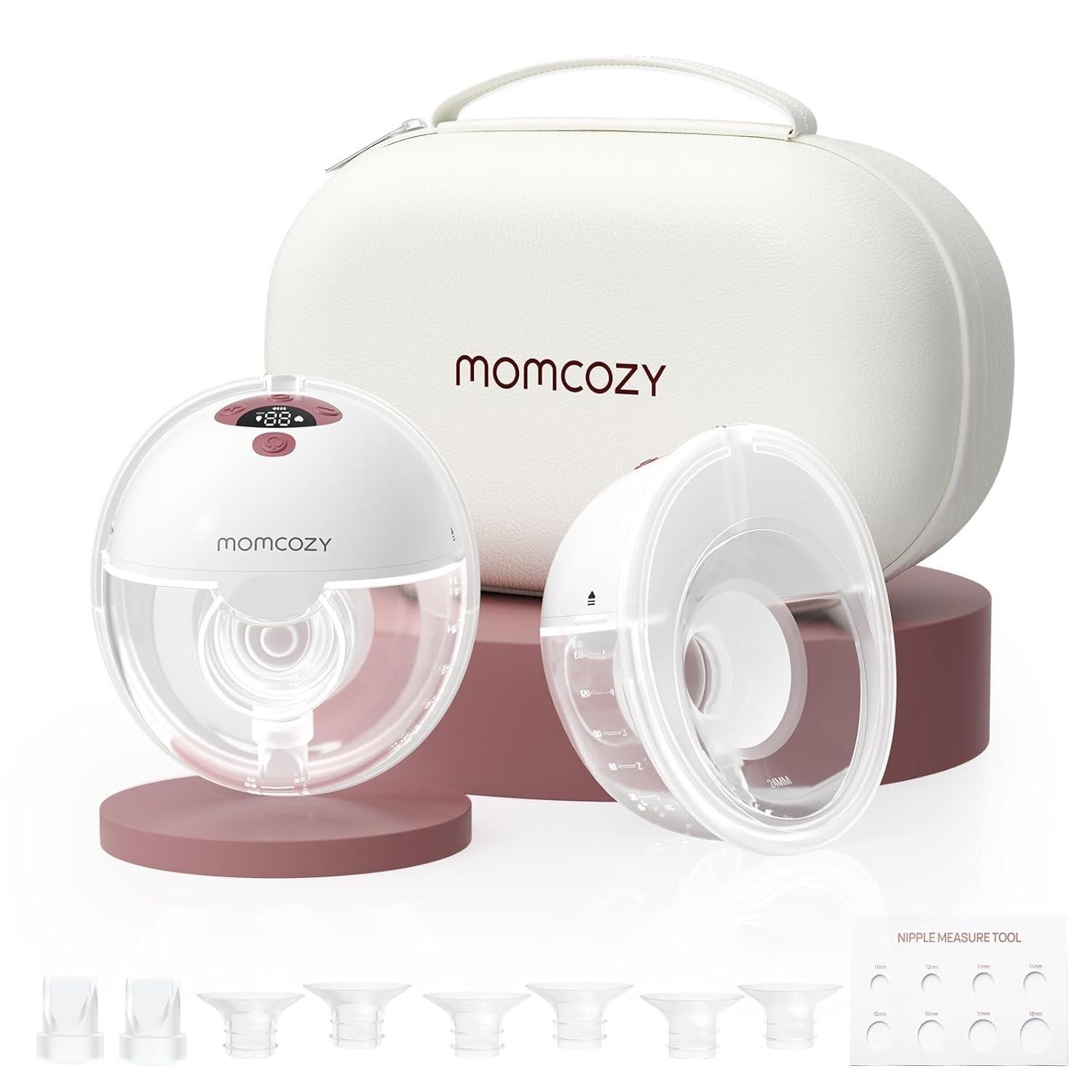 Momcozy M5: 3 Modes, Double-Sealed Flange Tested for Portable Breast Pump Use