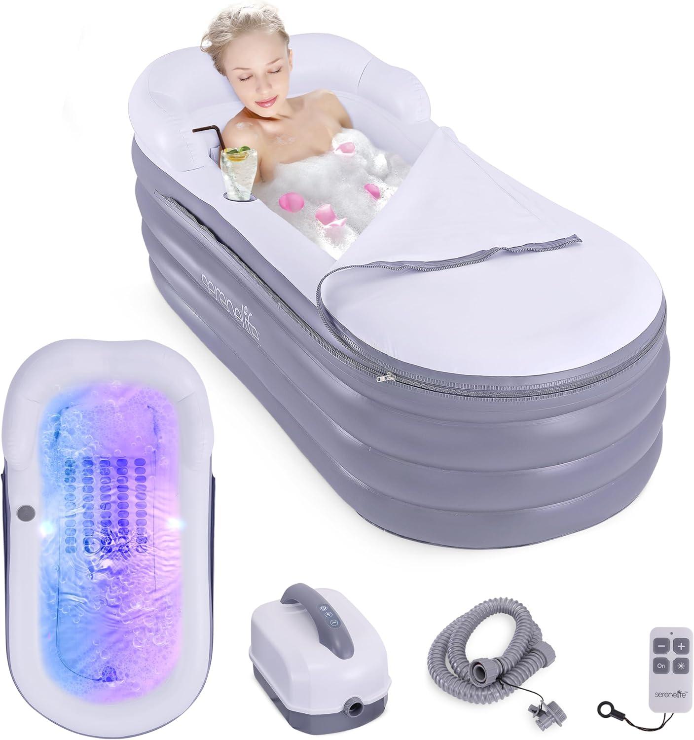Spa Bathtub Showdown: Bubble Massage, LED Lighting, 190 lbs Support Tested