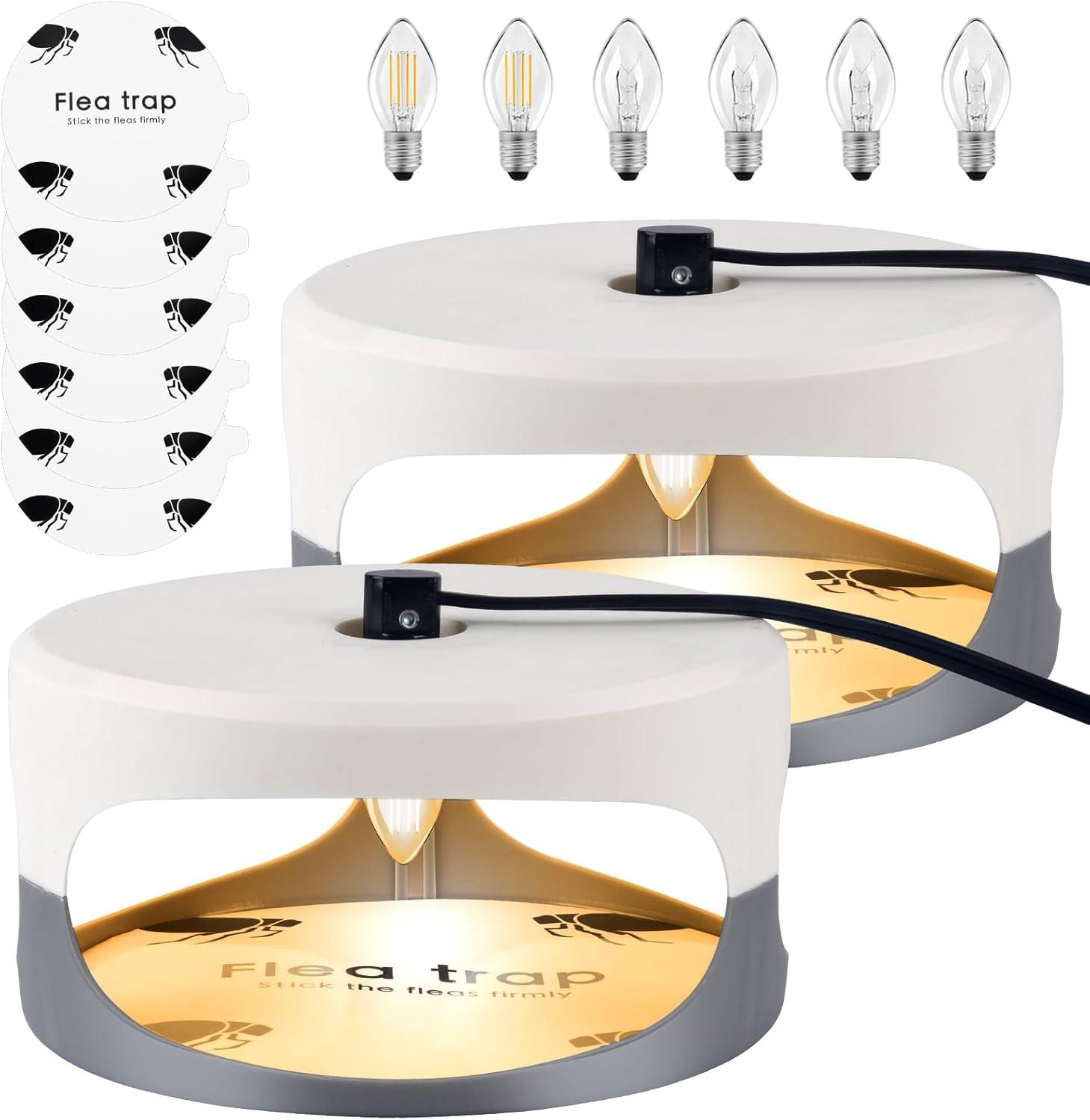 Flea Trap 2 Packs vs. LED Light Trap: Surprising Pest Control Tested for Pet Safety