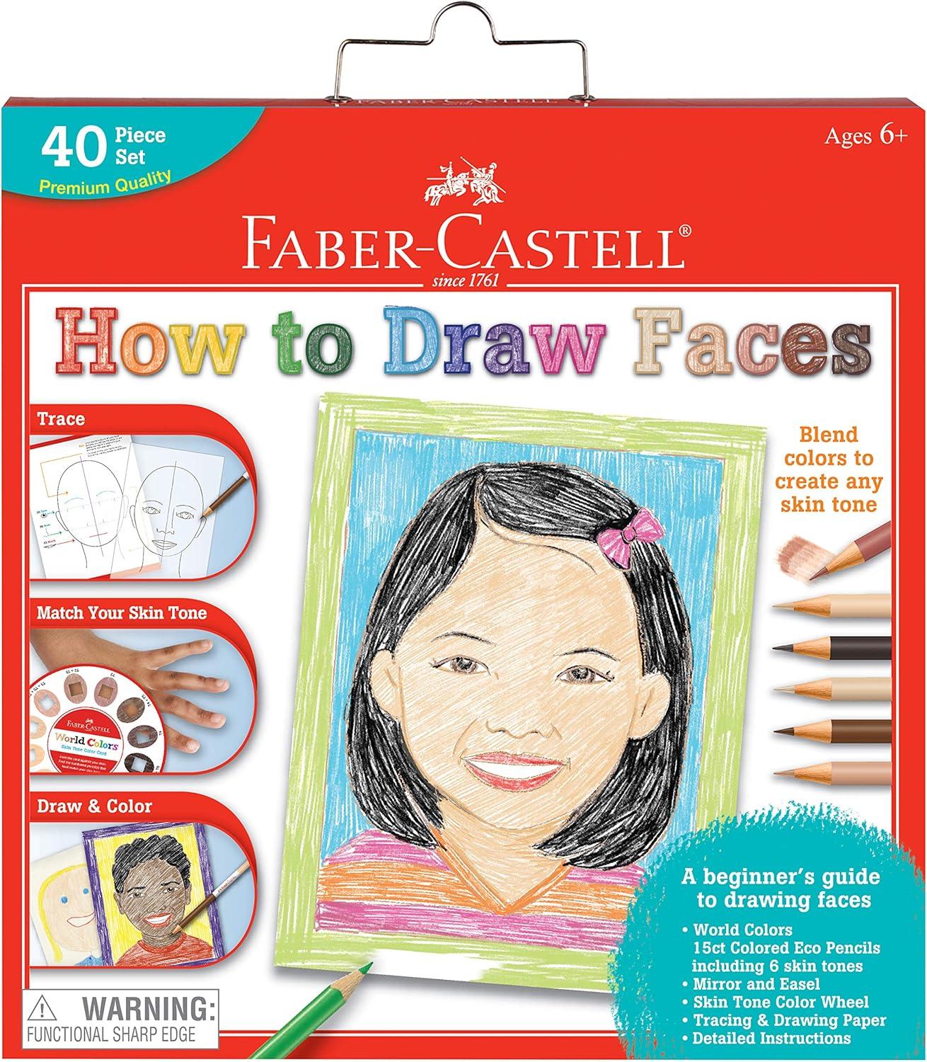 Surprising Insight: Faber-Castell's 40 Skin Tone Pencils & Paper Set for Drawing Beginners