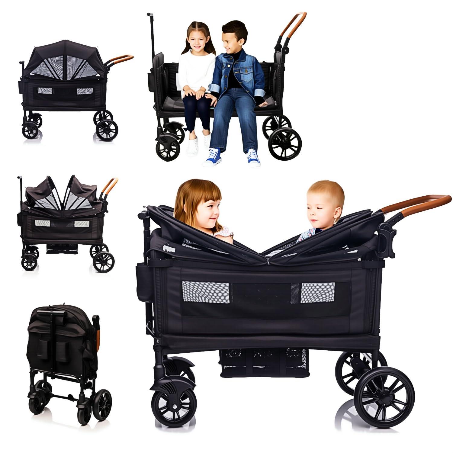 Surprising Stroller Showdown: Wagon for Twins vs. Push-Pull Cargo Tested