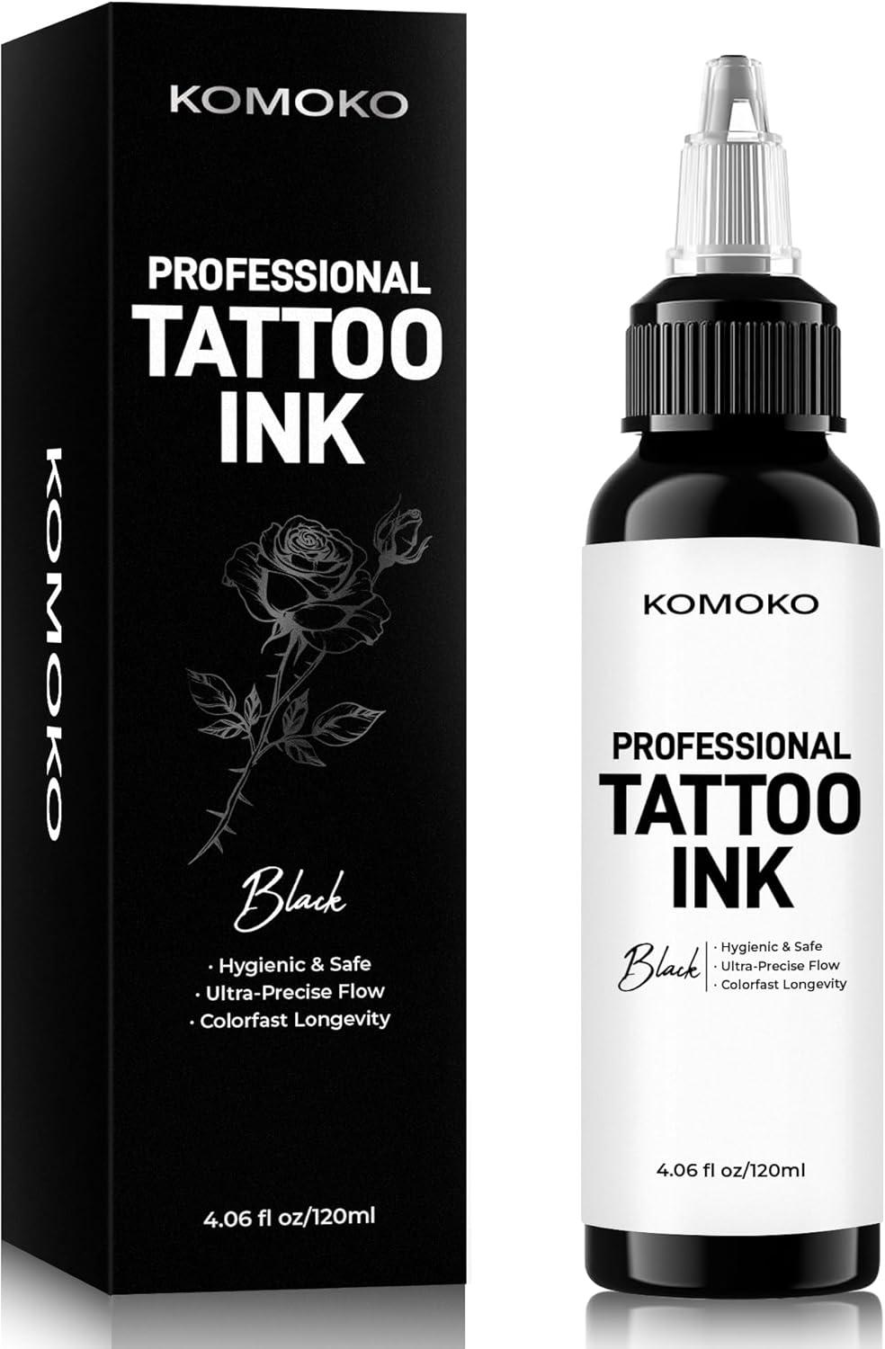 Komoko Tattoo Ink: 4.06 Fl Oz vs. Plant-Derived Safety Tested by Artists