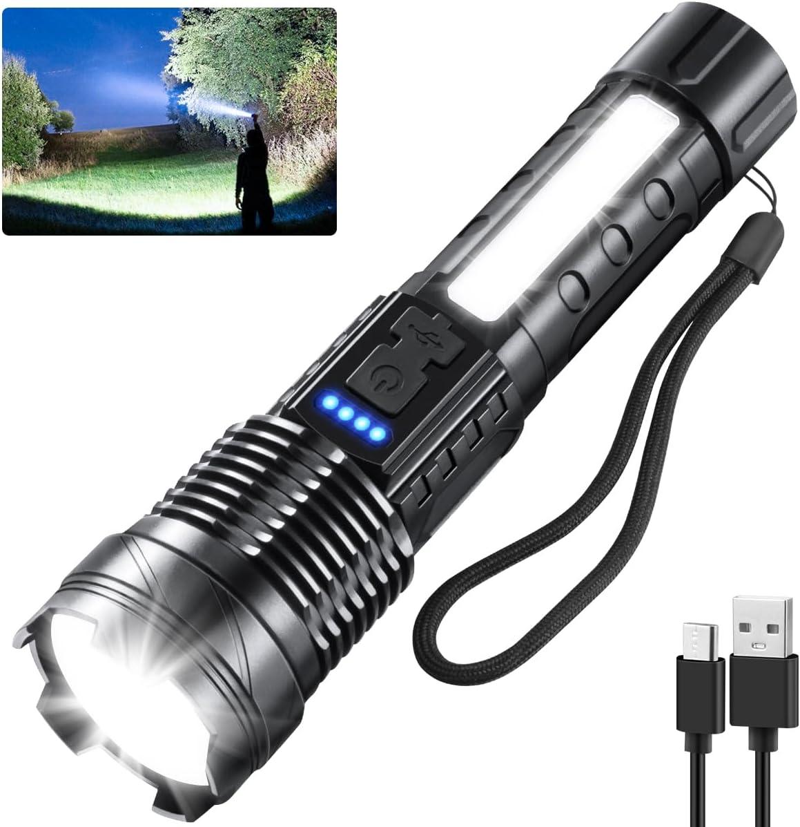 Surprising Flashlight Showdown: L9000 Lumens, Tactical Design, 1Pack Efficiency, Super Bright LEDs, & Home/Camping Use
