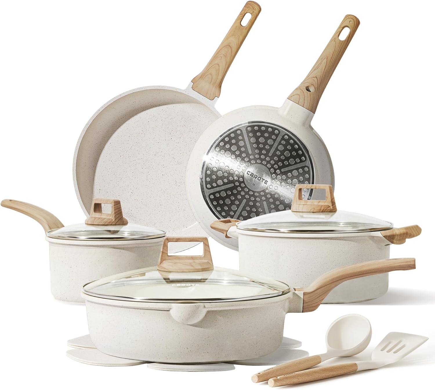 Surprising: Carote Nonstick 14-Piece Set Tested vs. Basics-Pan Protectors Win?
