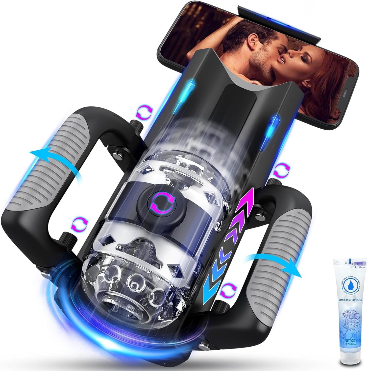 Surprising: Tested 12cm Thrusting... vs. Phone Stand & Foldable Handle in Male Sex Toys