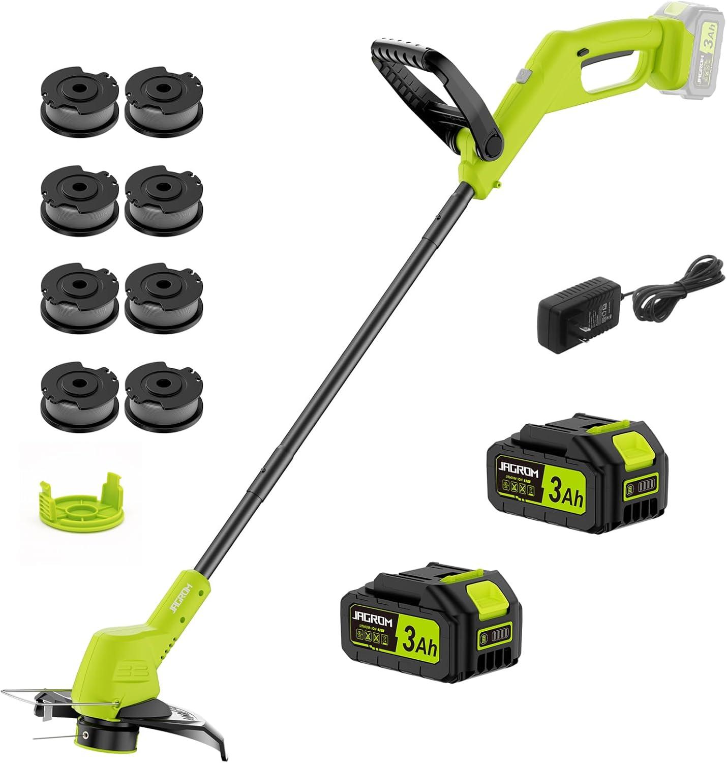 Showdown: 21V Cordless vs. 12-Inch Power Weed Eater (8 Lines)