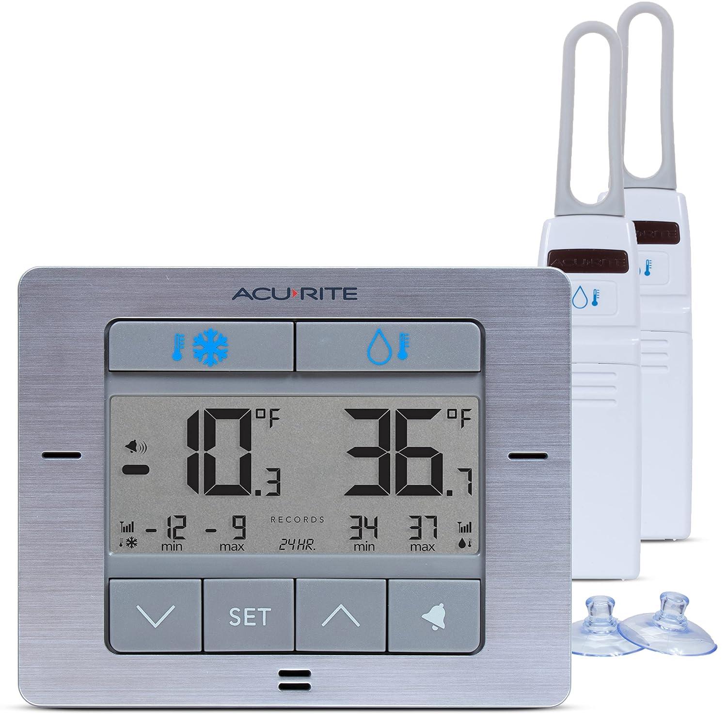 Dual-Sensor Fridge-Freezer Thermometer: Surprising Auto-Reset Feature