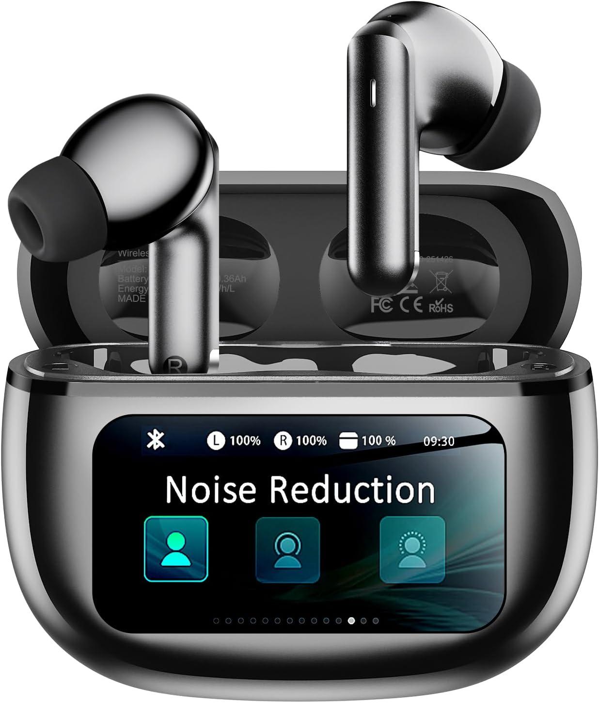 Wireless Earbuds Showdown: 40H Playtime, AI Clear Calls, ANC with Case, and Stereo Sound for Workouts & Calls (Surprising Battery)