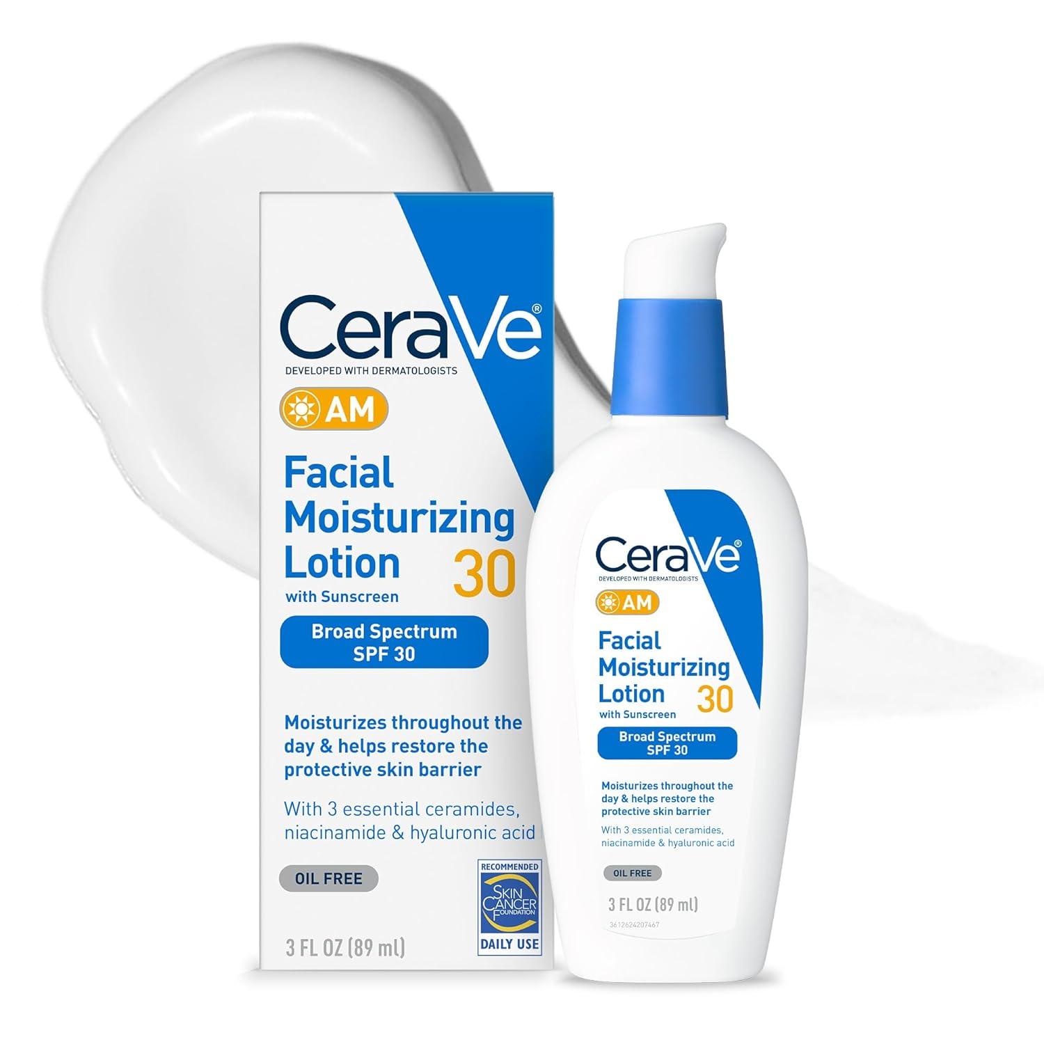 CeraVe AM Moisturizer Showdown: SPF 30, Hyaluronic Acid, & Non-Comedogenic Tested