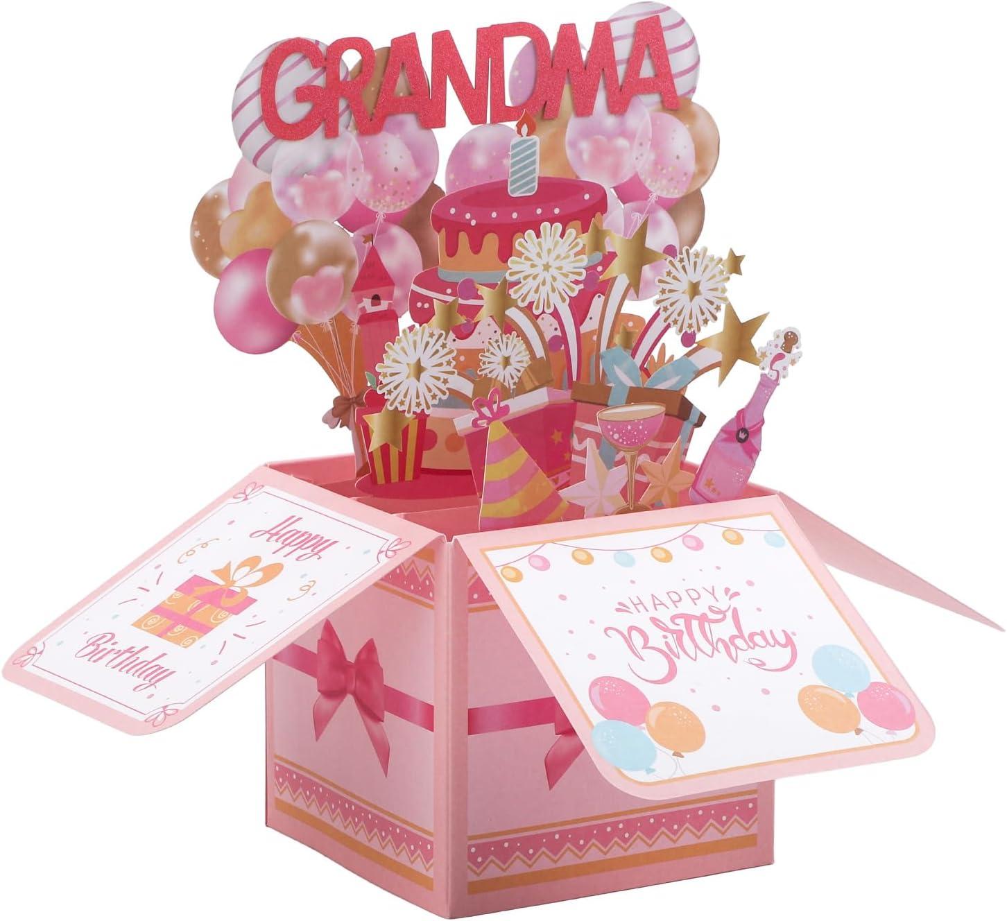 Surprising Birthday Card Showdown: Pop-Up, Color, Envelope... Nana's Best?