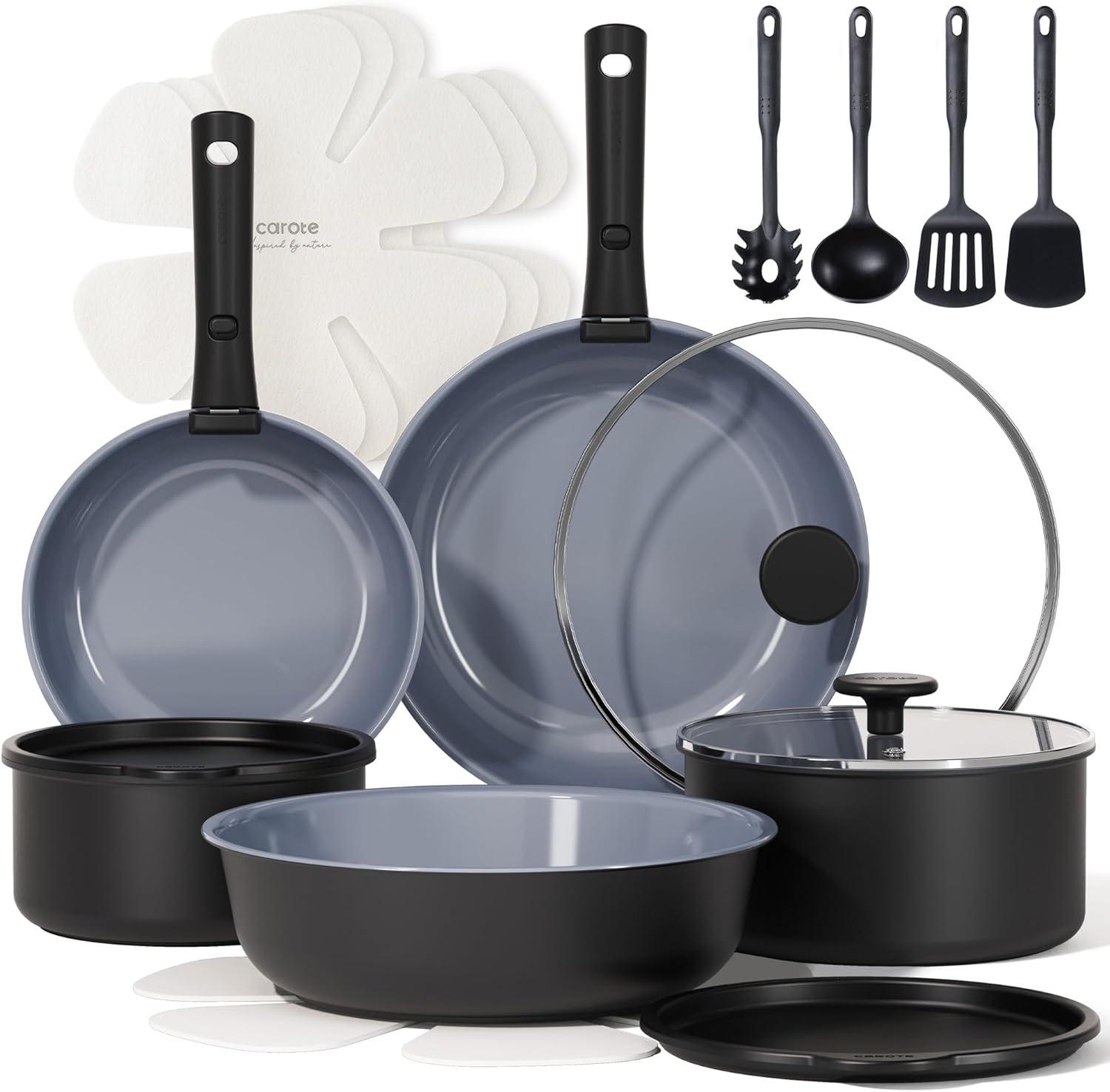 Ceramic Cookware Showdown: 26-Piece vs. 2-Year Warranty?