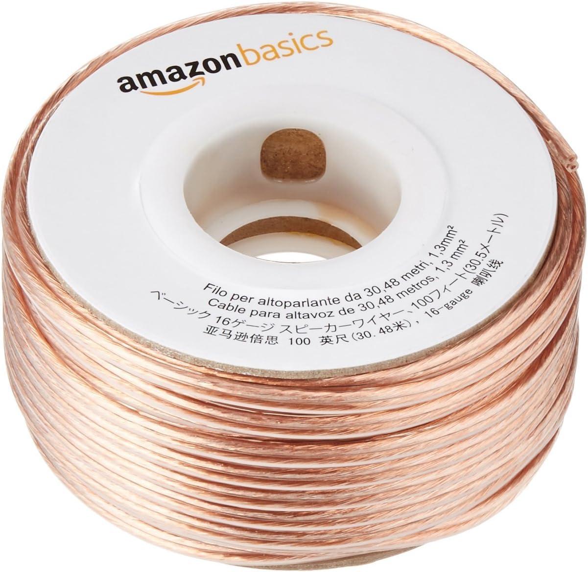 Amazon Basics Speaker Cable Tested: Surprising 100ft vs. 16-Gauge (Easy Assembly, Bronze)