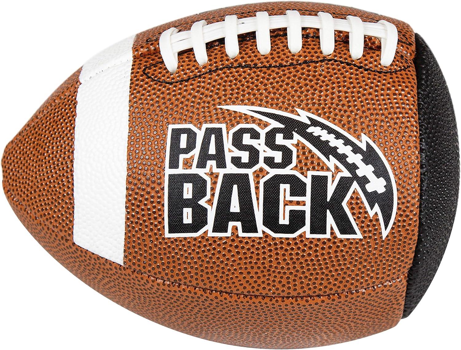 Passback Junior Football: Surprising Composite Design, Ages 9-13, Ships Deflated-Youth Training Tested?