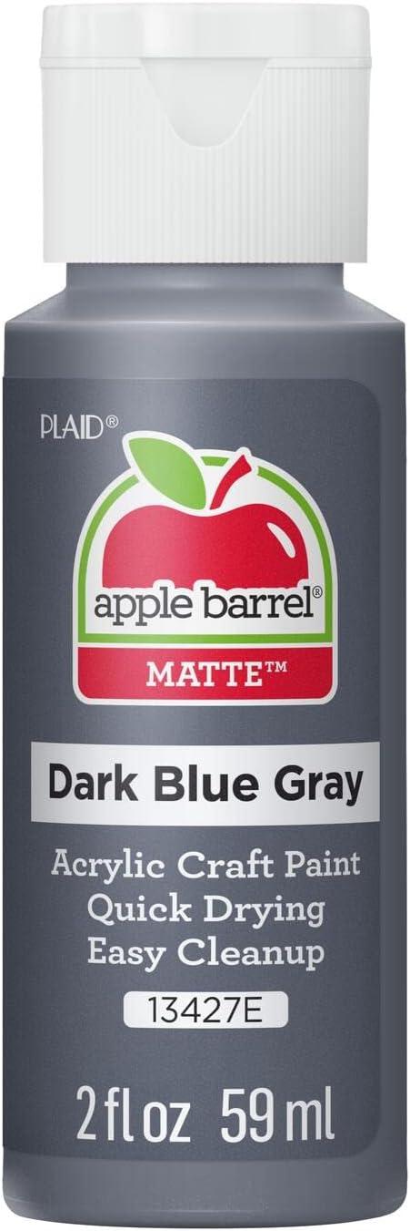 Best Acrylic Paint - Apple Barrel Dark Blue Gray 2 fl oz Matte Finish Pack of 1 Review