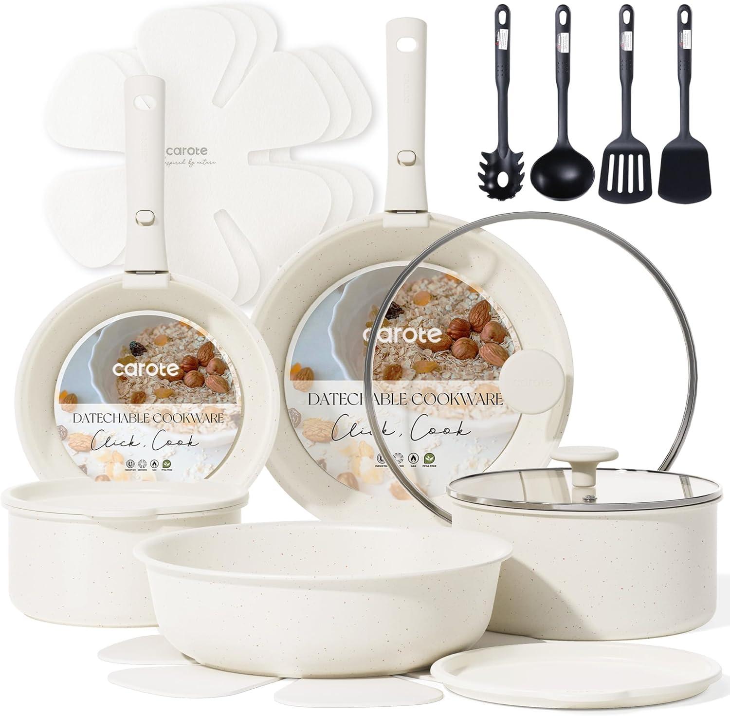 Carote Vs. Cuisinart: Cookware Sets' Surprising Nonstick Durability