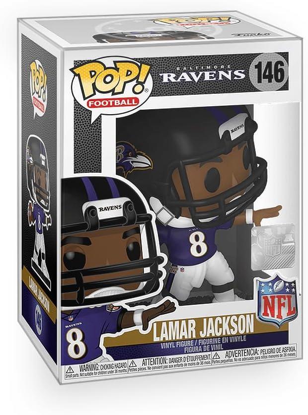 Showdown: Throwing Stance & Premium Protector for Lamar Jackson Football Collectibles
