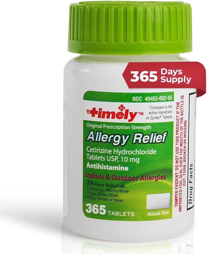 Chlorpheniramine vs. Cetirizine: 24-Hour Allergy Medicine Showdown