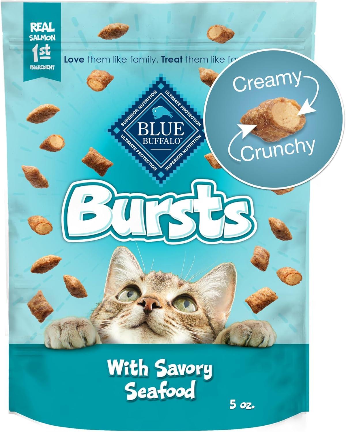 Blue Buffalo Bursts: Surprising Seafood Treats for Training, Purr-fectly Healthy