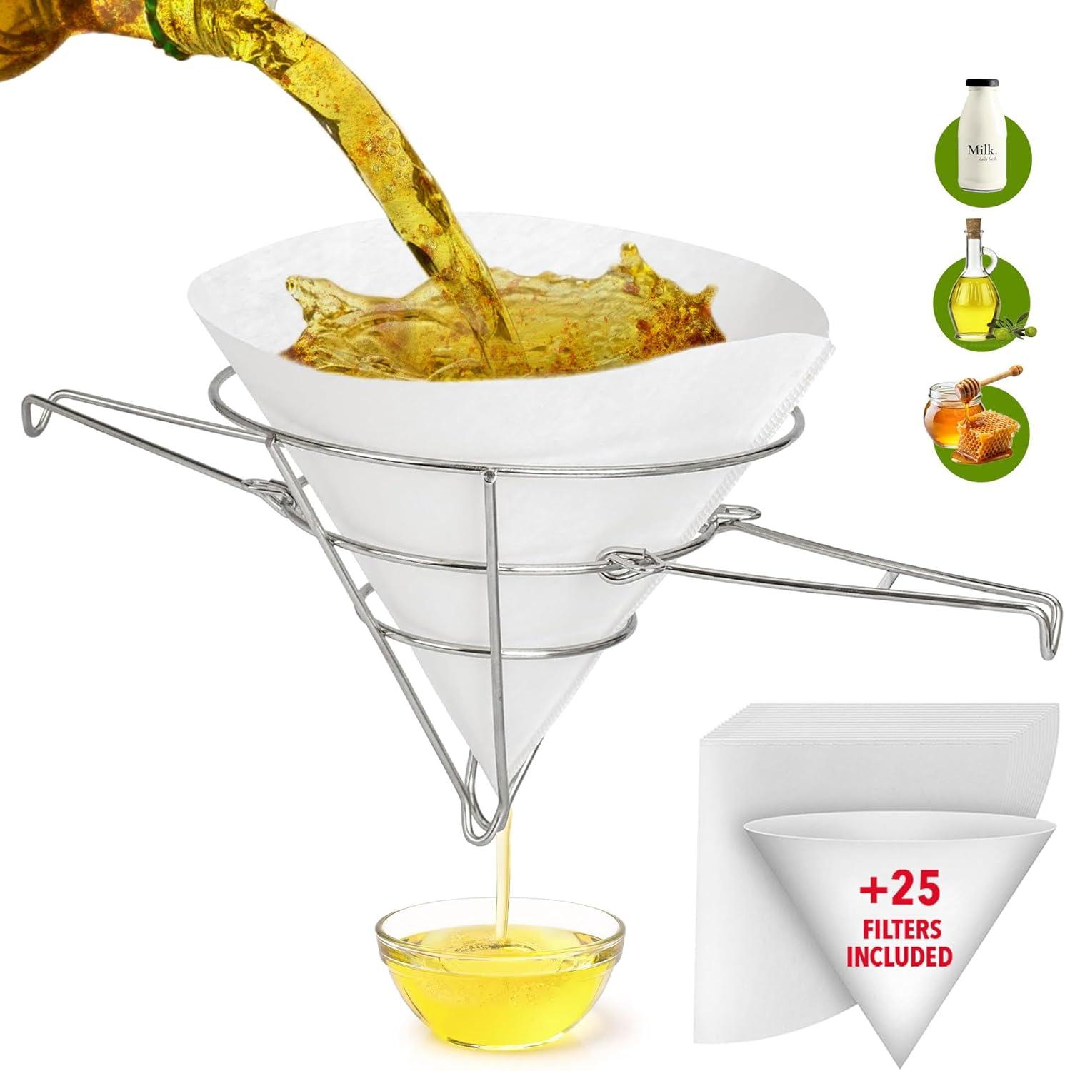 Surprising Insight: 25-Piece Oil Filter Holder for Maple Syrup & More