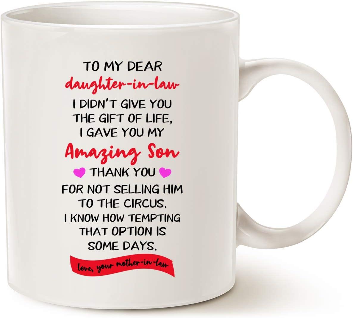 Best Home & Kitchen - MAUAG Funny Gifts for Daughter In Law Coffee Mug Review