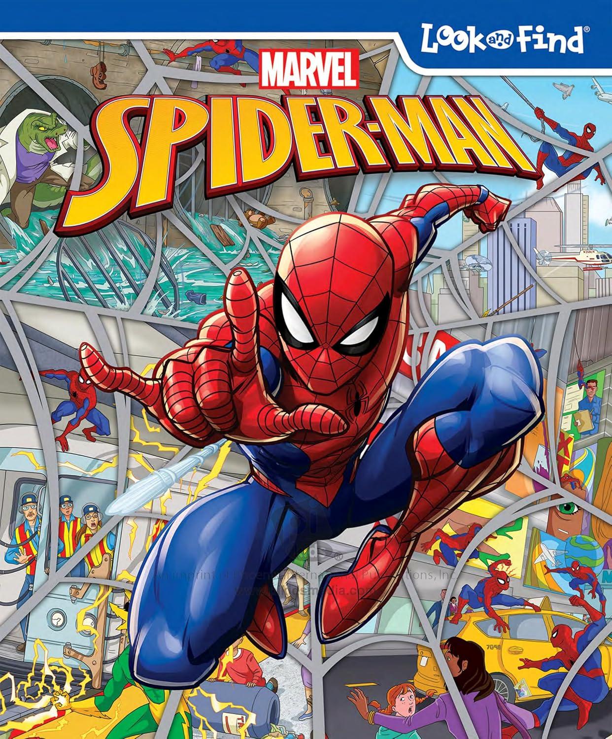 Best Look and Find Book - Marvel Spider-Man Activity Book - PI Kids Review