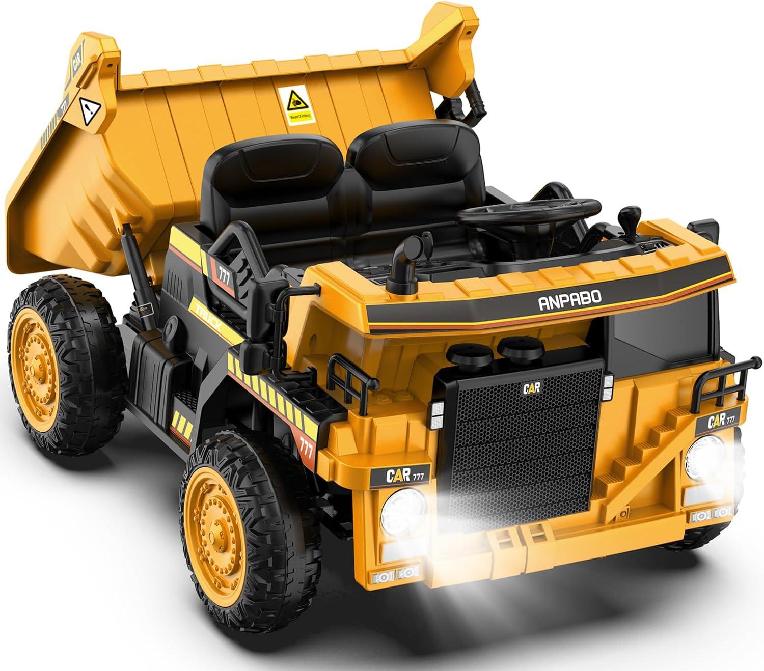 Best Ride-On Toy - ANPABO Ride on Dump Truck with Music and Remote Control Review