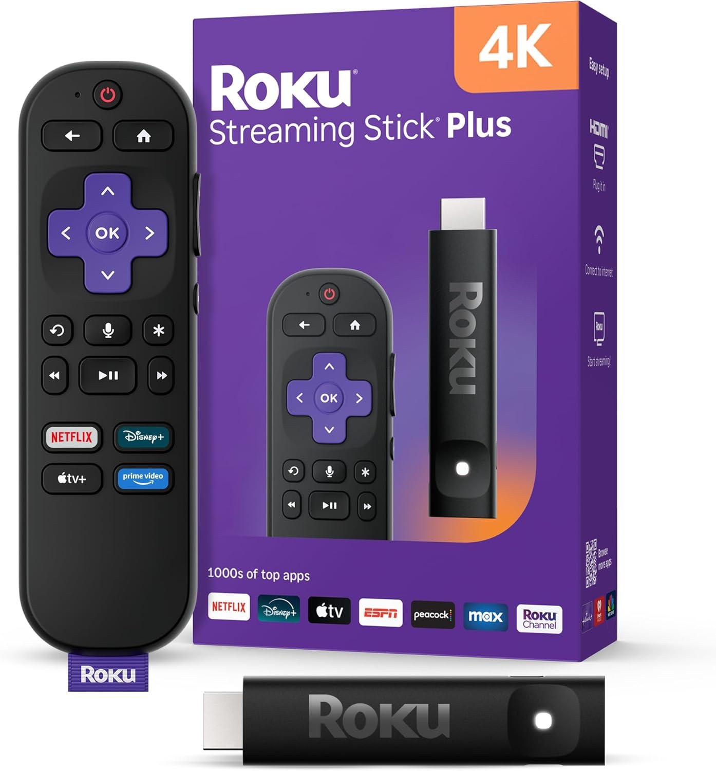 Best Streaming Device - Roku Streaming Stick Plus 2025 - 4K & HDR with Voice Remote Review
