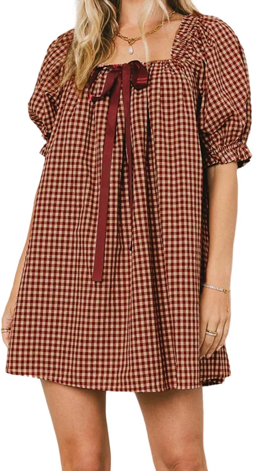 Flannel Print Tested: Versus Mini Dresses for Trendy Seasonal Style