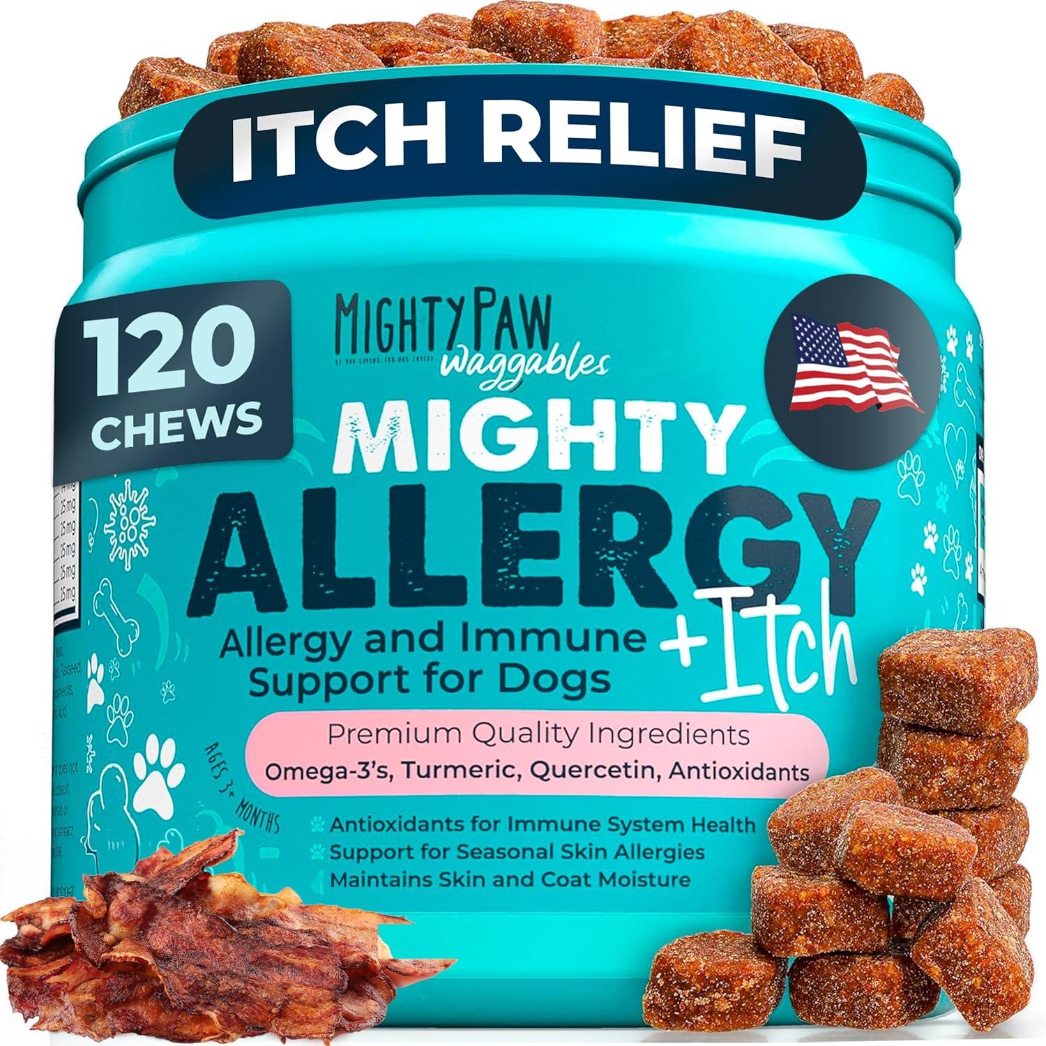 Paw Licking Showdown: Tested Omega-3 Chews for Allergy Relief