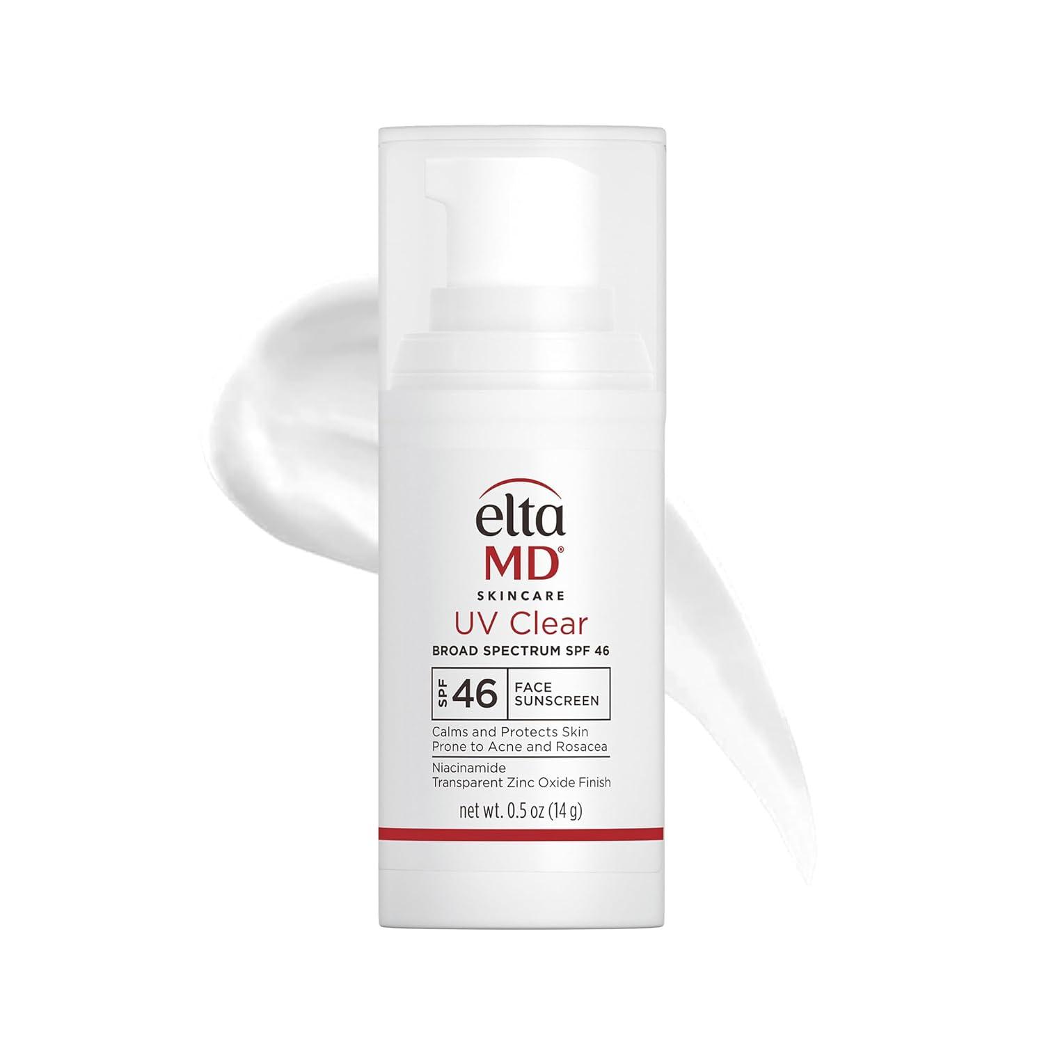 Best Facial Sunscreen - EltaMD UV Clear Face Sunscreen SPF 46, Oil-Free, Dermatologist Recommended Review