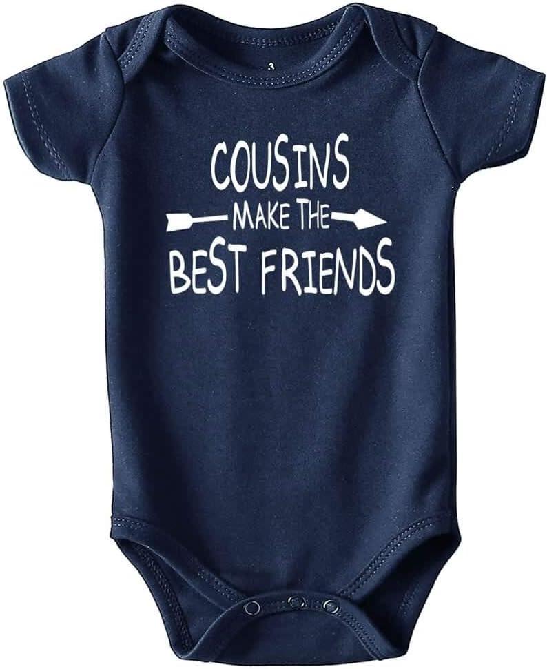 Best Baby Bodysuit - Cousin Friend Unisex Funny 0-3 Months Review