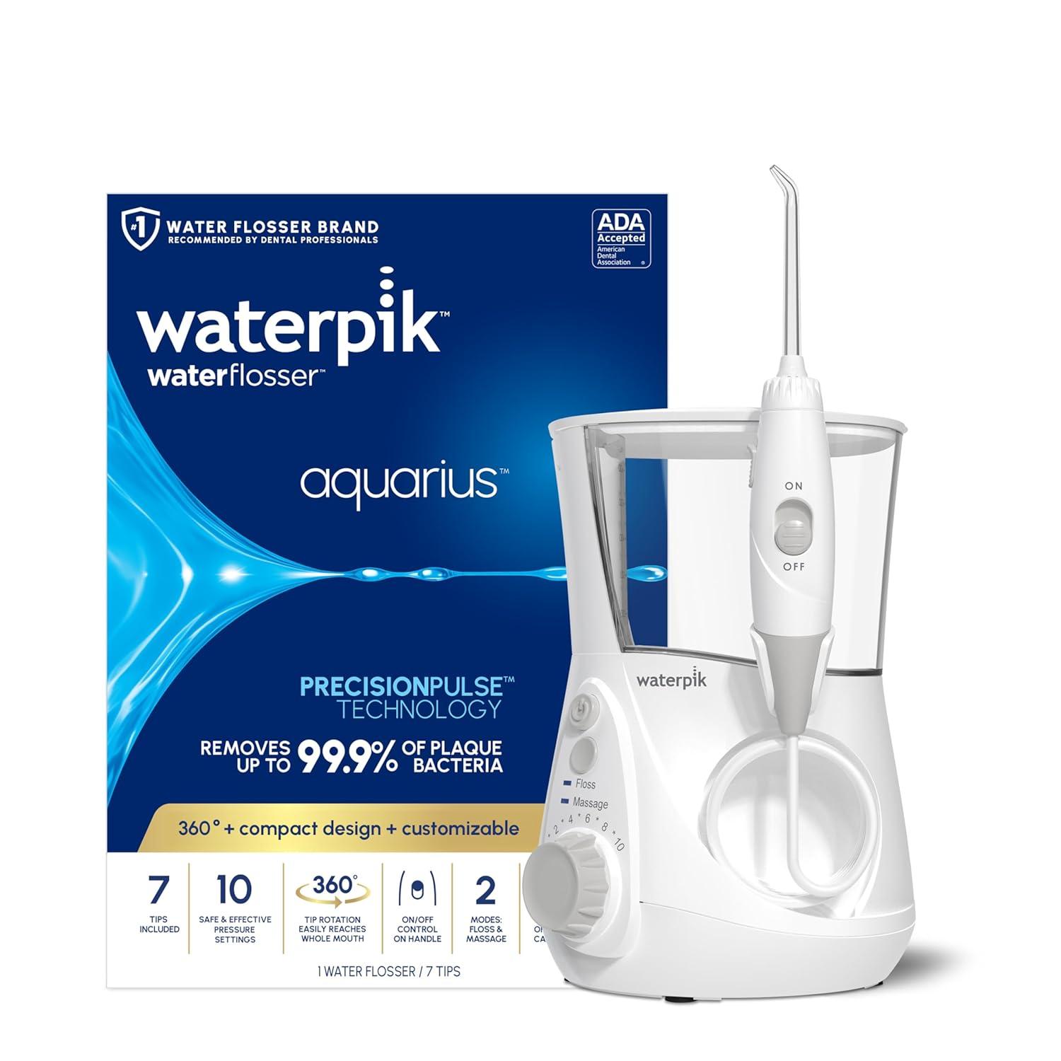 Waterpik Aquarius: Tested for 99.9% Plaque Removal!