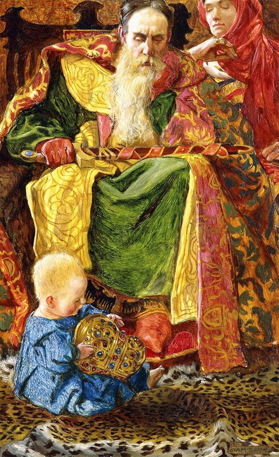 Best Canvas Art - WGZGEFLEB Classical Pictures Printed Poster and Who Knoweth Whether He Shall Be Wise Man or a Fool by Byam Liston Shaw Graffiti Art Poster for Home Decor 60x90cm Review