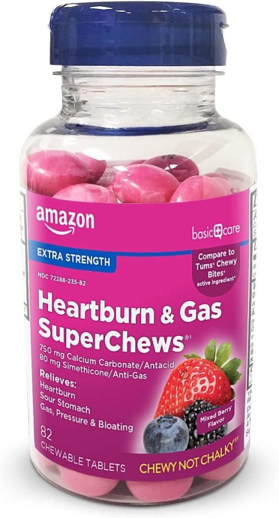 Best Heartburn Relief – Amazon Basic Care SuperChews Review