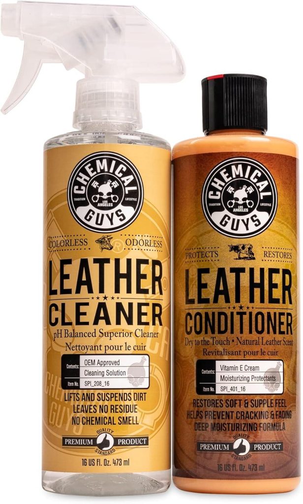 Best Leather Cleaner – Chemical Guys Leather Cleaner and Conditioner Kit Review
