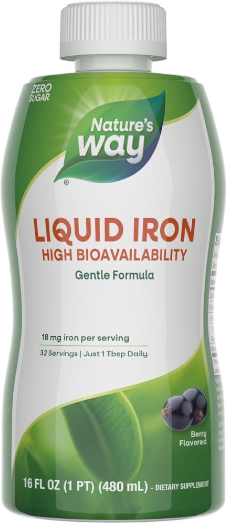 Best Iron Supplement – Nature’s Way Liquid Iron Review