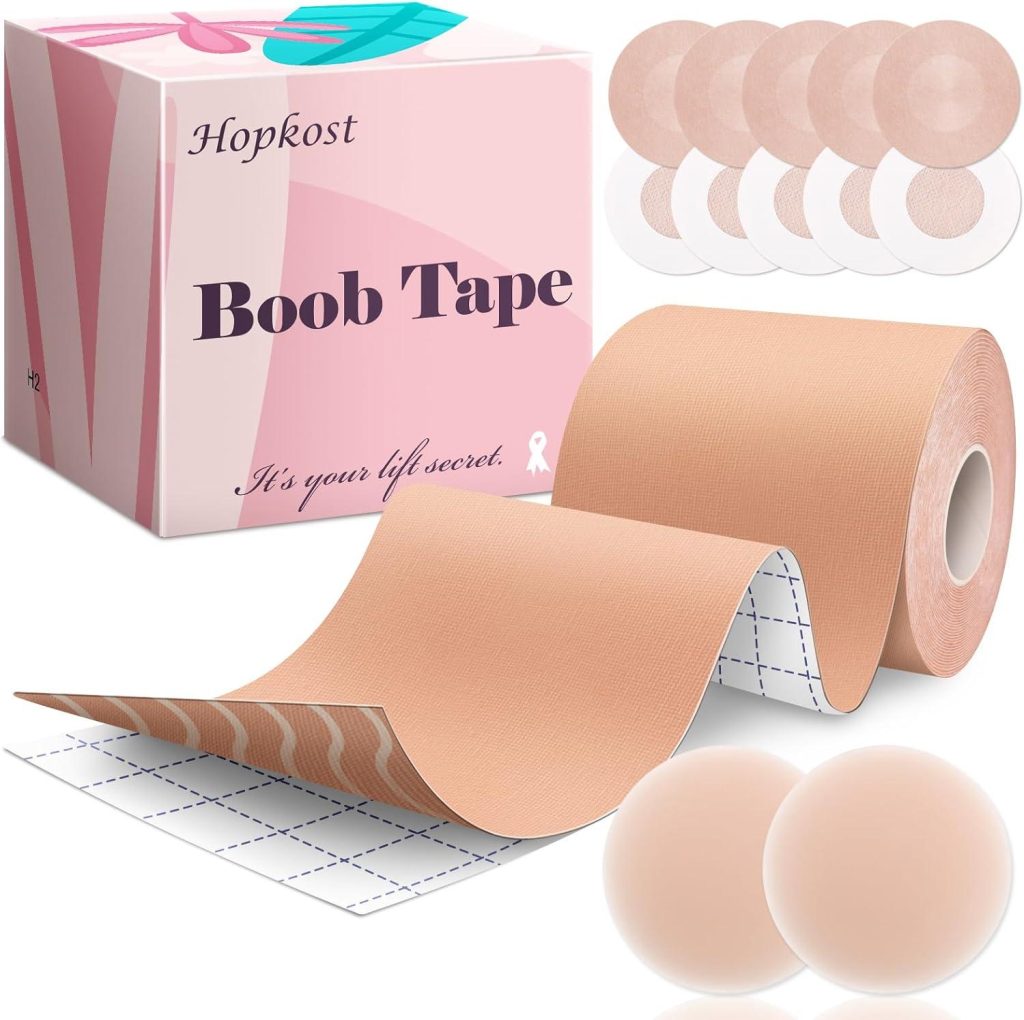 Best Breast Lift Tape – Hopkost Boob Tape for Large Breasts Review