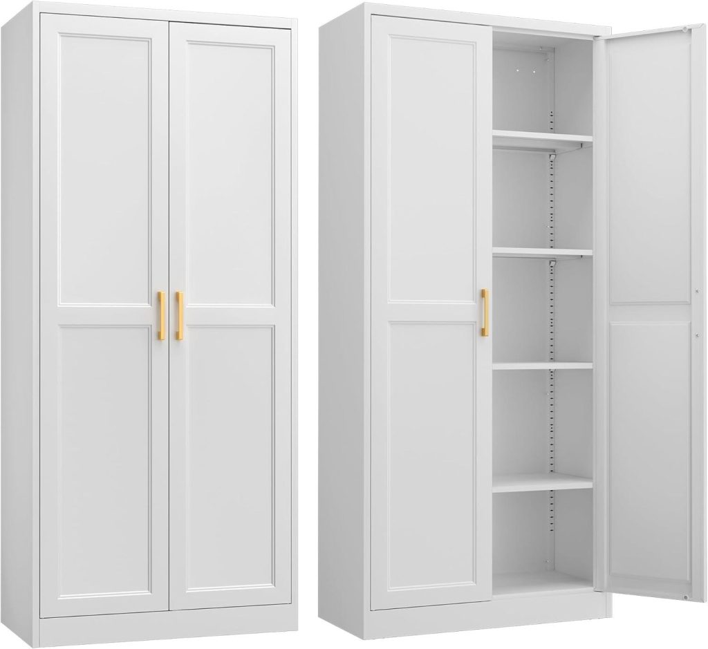 Best Kitchen Cabinet – SteeLoong White Pantry Storage Review