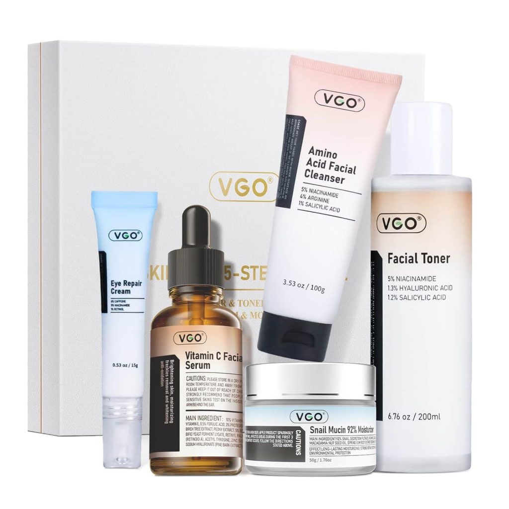 Best Moisturizer – VGO Skin Care Set for Dull Sensitive Skin Review