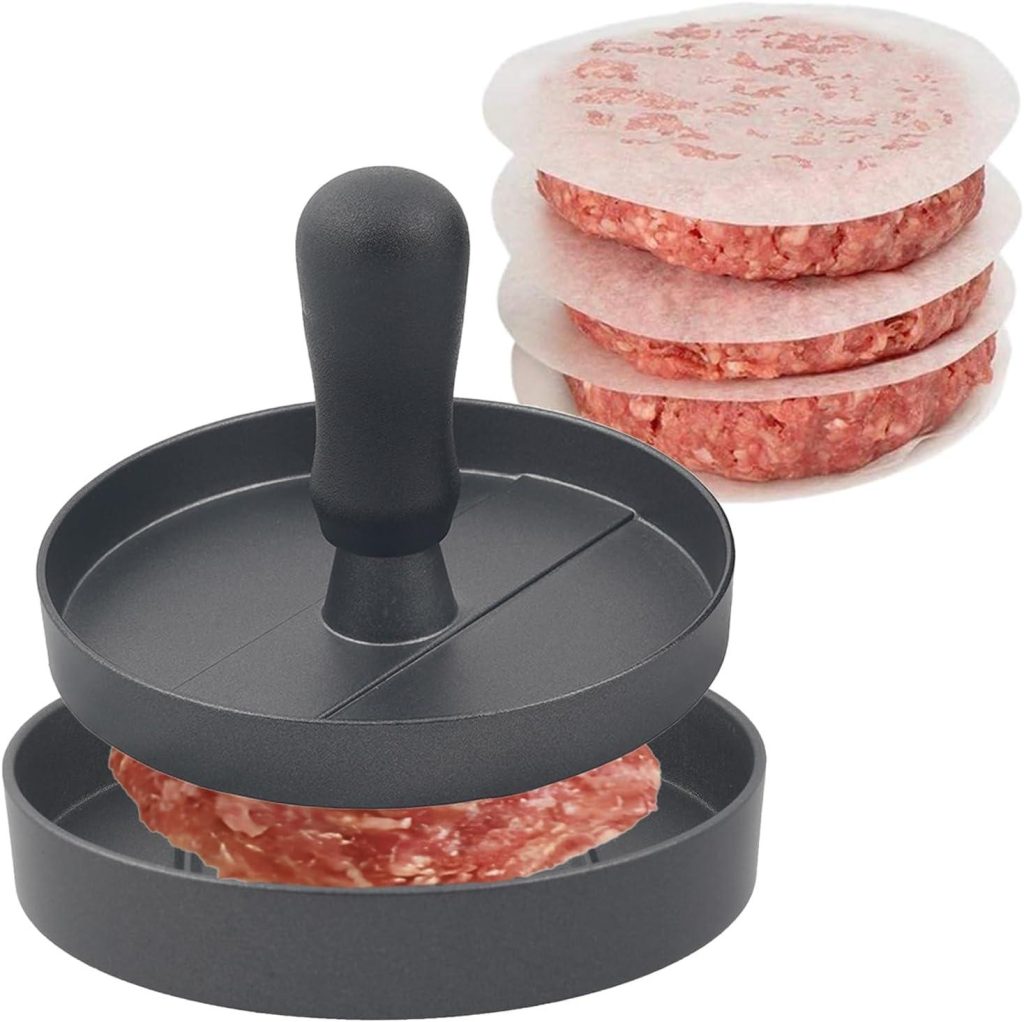 Best Burger Press – MoMoxi Aluminum Patty Maker with Papers Review
