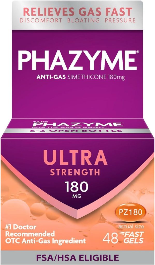 Best Gas Relief – Phazyme Ultra Strength Gas and Bloating Review