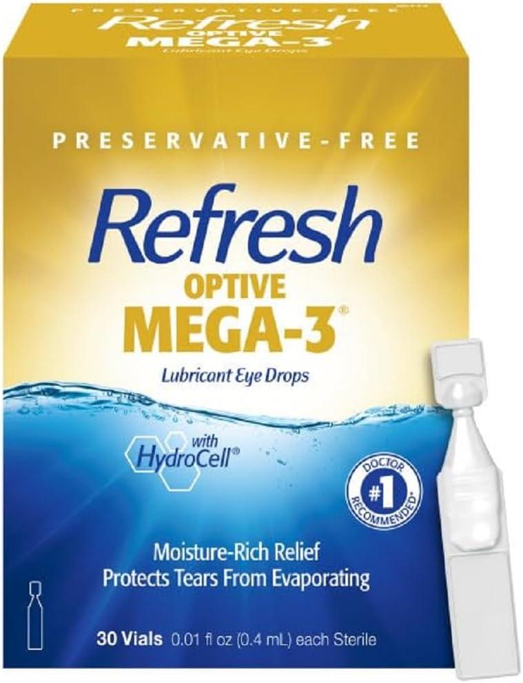 Best Eye Drops – Refresh Optive MEGA-3 Lubricant Eye Drops Review