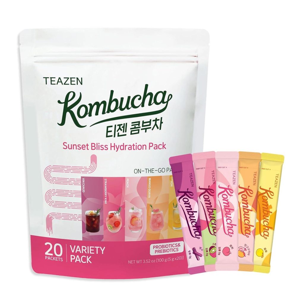 Best Powdered Drink Mix – TEAZEN Kombucha Sunset Bliss Variety Pack Review