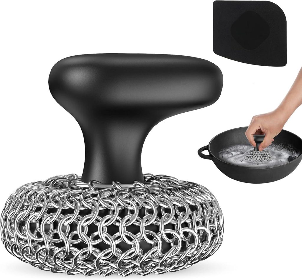 Best Kitchen Cleaning Tool – Purgreat Cast Iron Scrubber Review