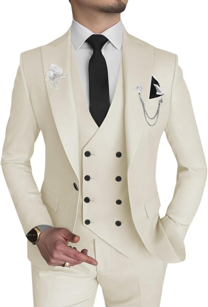 Best Men’s Suit – Wangyue Men’s 3 Piece Slim Fit Suit Review