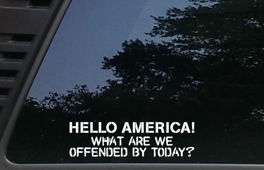 Best Vinyl Decal – Hello America! What are we Offended by Today? Review