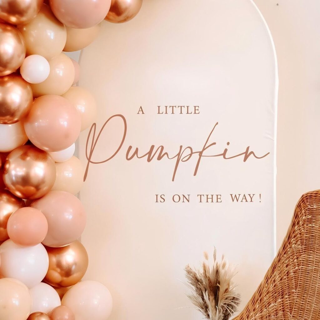 Best Home Decor – A Little Pumpkin is On The Way Decal Review