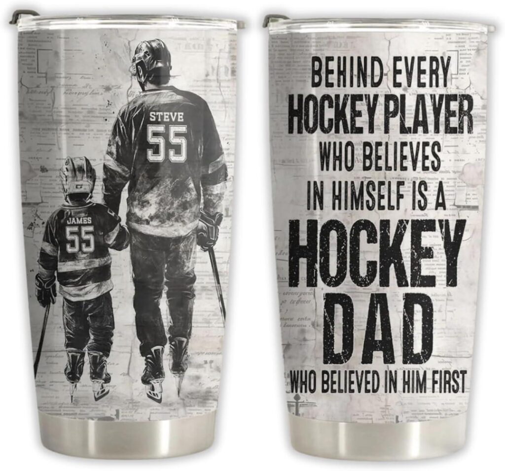 Best Gift for Hockey Dads – Personalized Hockey Dad Tumbler Review