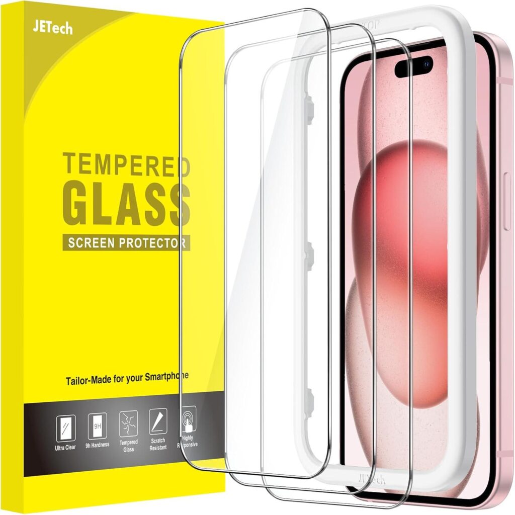 Best Screen Protector – JETech iPhone 15 Tempered Glass Film Review