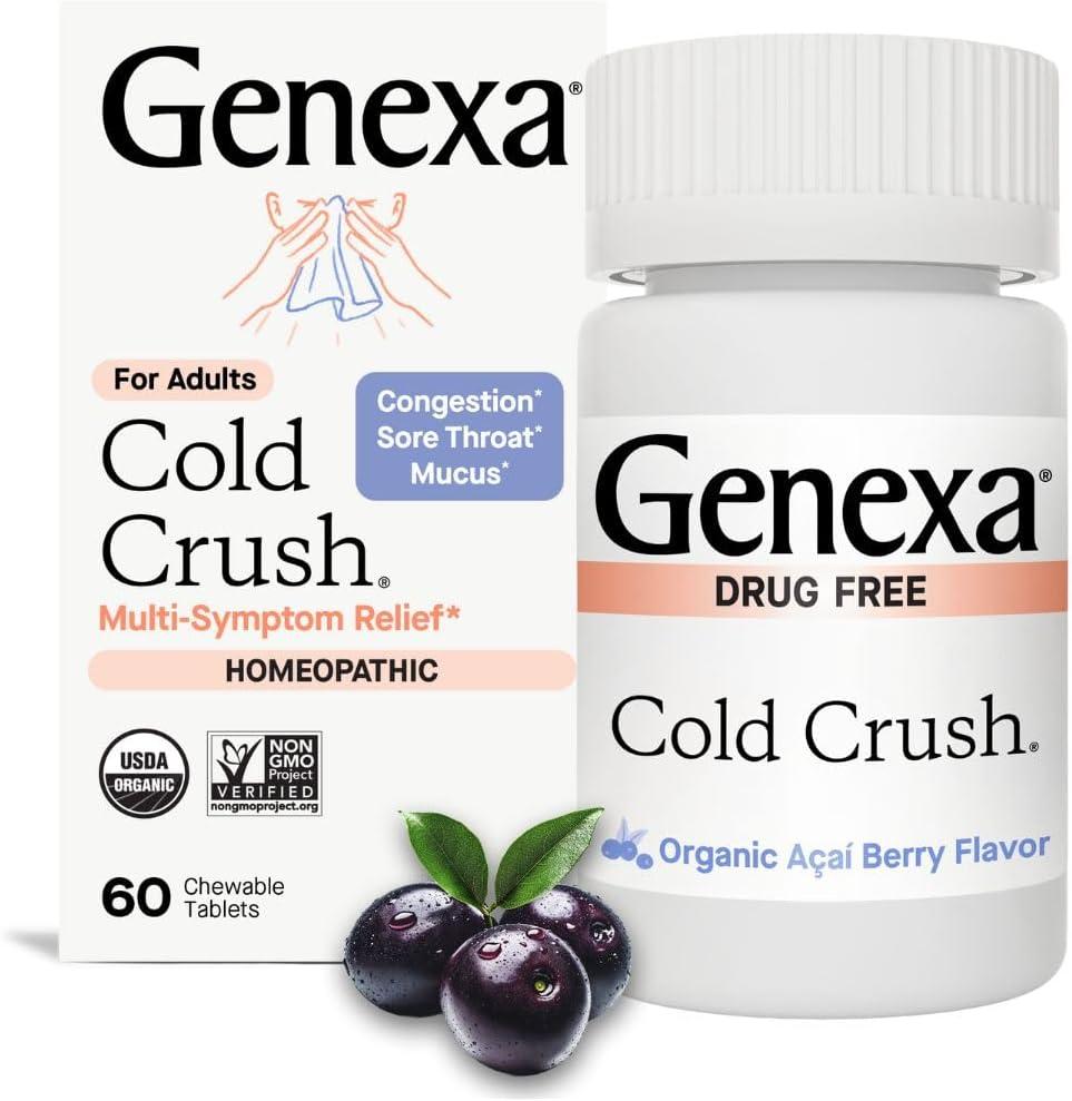 Best Cold Medicine – Genexa Cold Crush | Multi-Symptom Cough Review